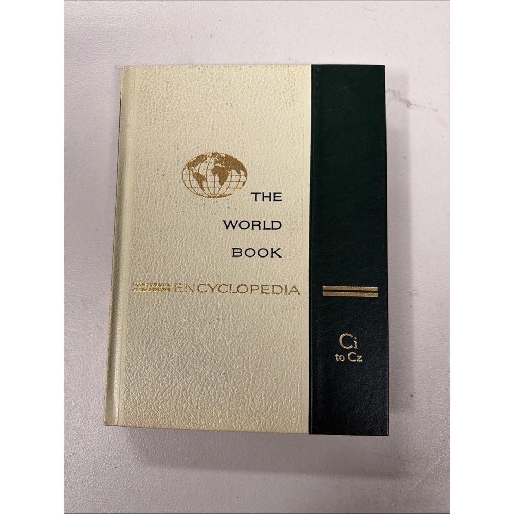 Vintage 1964 The World Book Encyclopedia Volume 4 Ci-Cz Hardcover Reference